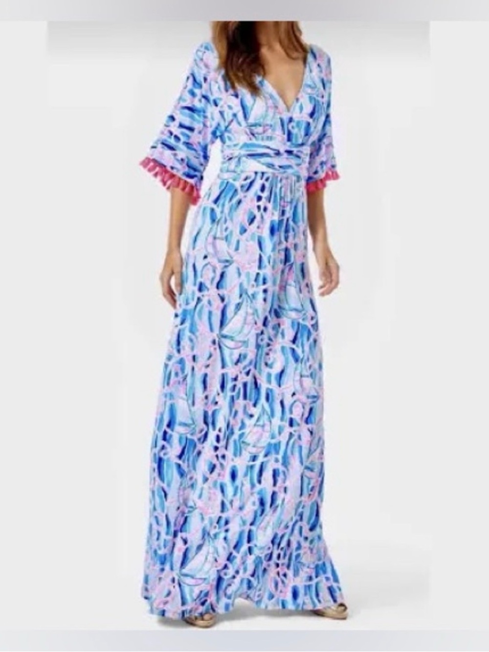 Lilly Reel Nauti Parigi Maxi Dress